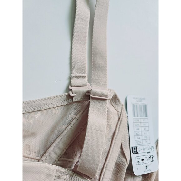 Goddess Verity Lace Unlined Underwire Beige Full Coverage Convertible Bra 38DD - Picture 6 of 11